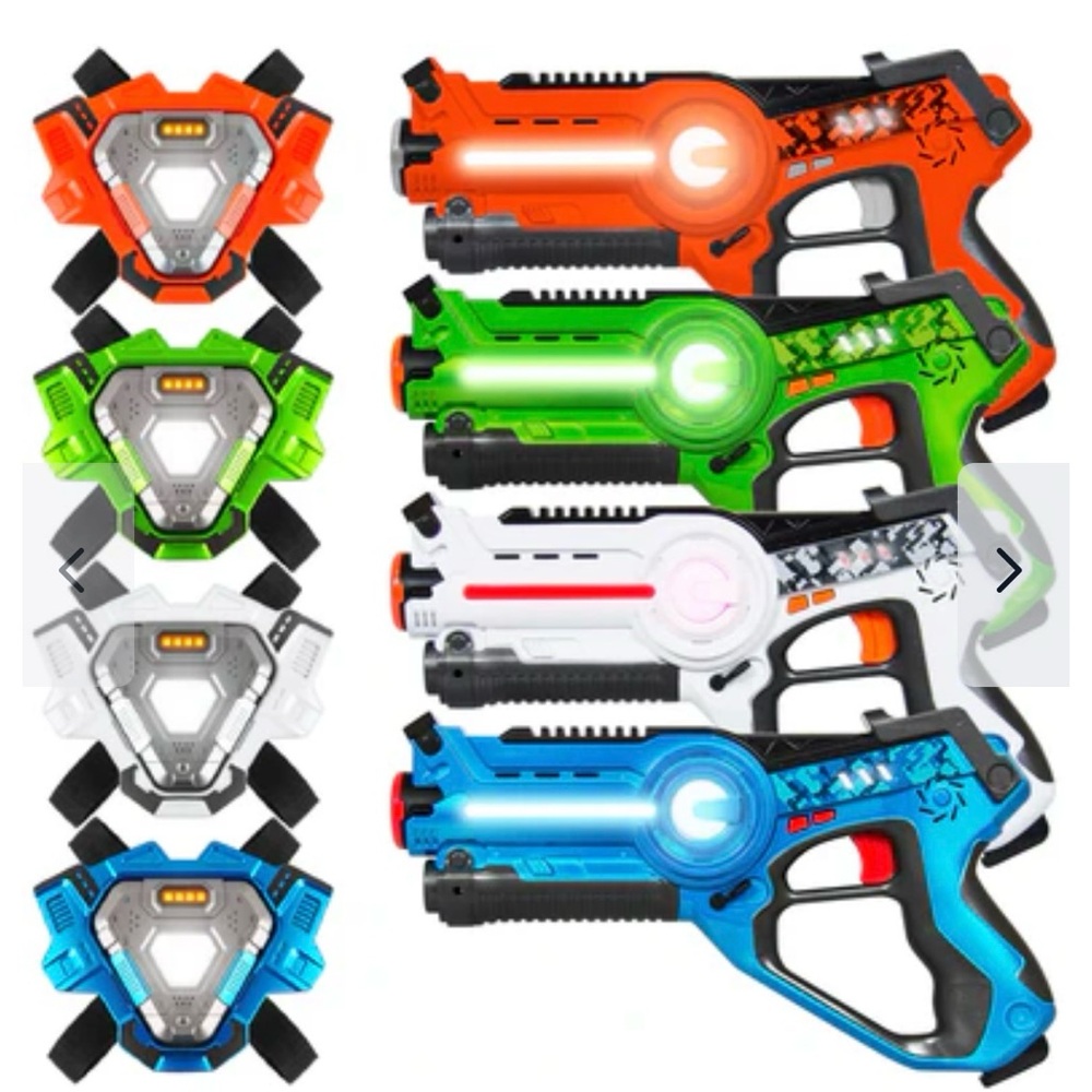 Best Choice Products Set Of 4 Laser Force Blasters Open Box Never Used